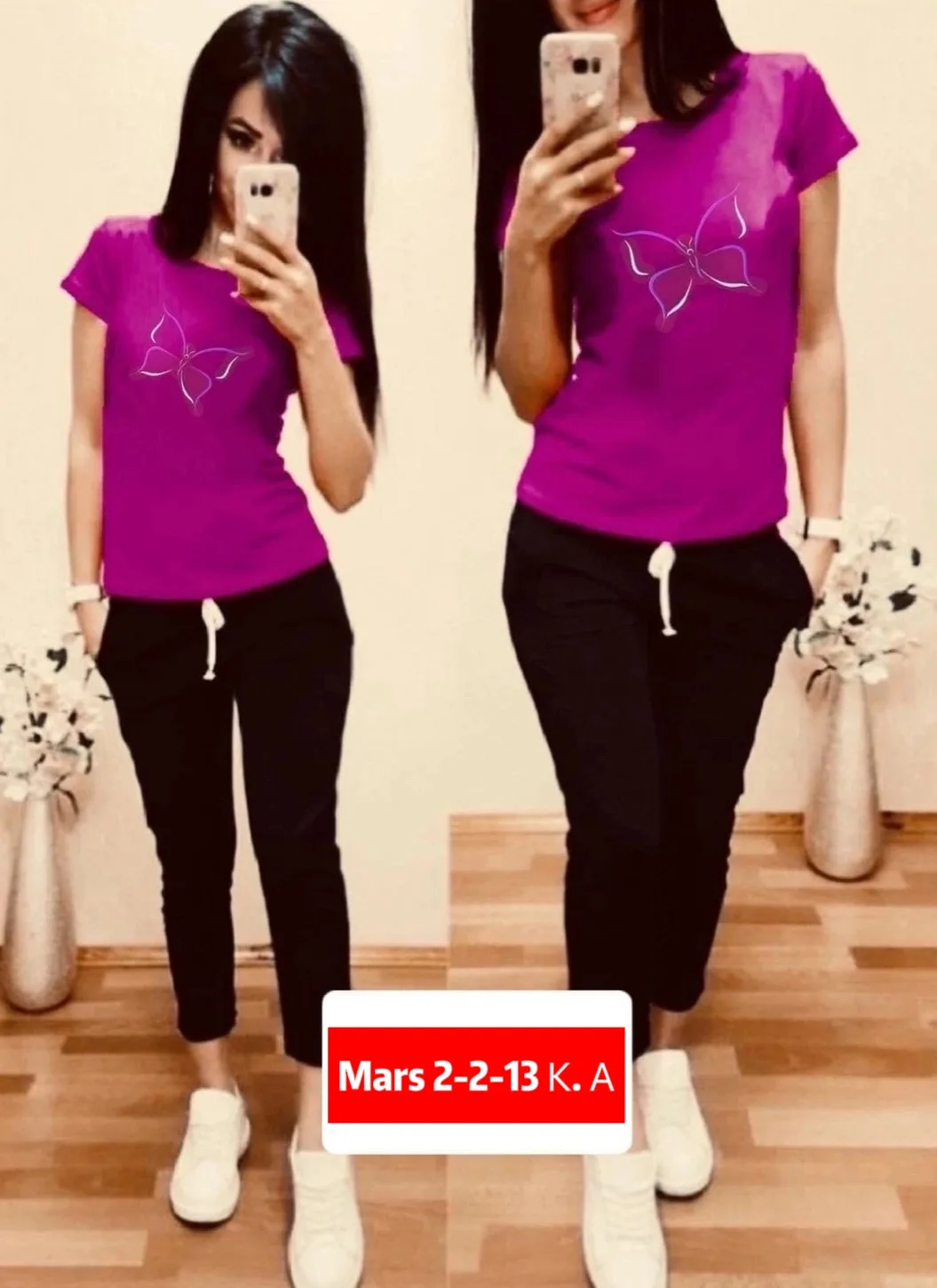 Костюм двойка из хлопка — фото 4