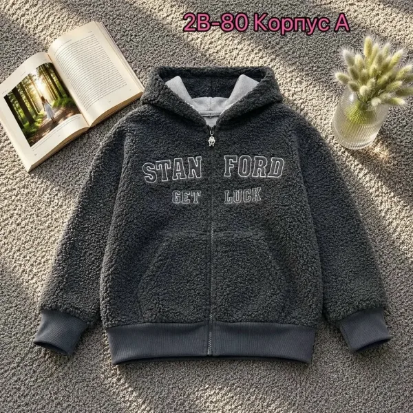 Кофта для детей из мягкого начёсного материала, подходит по росту — фото 4
