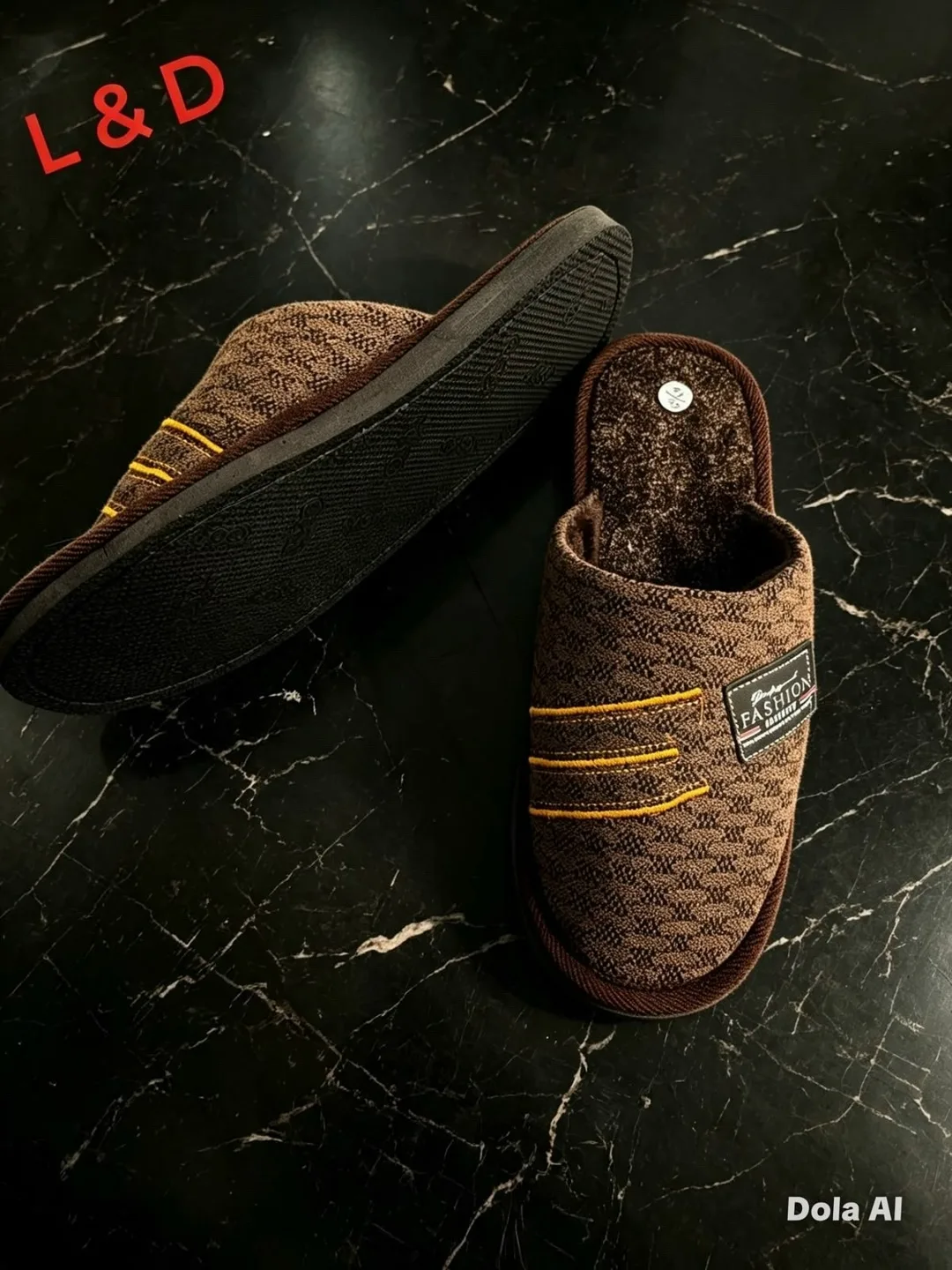 Модель мужские тапочки — фото 1