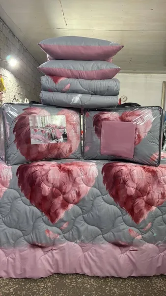 Комплект постельного белья, хлопок Белый — фото 2