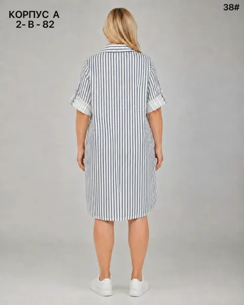 Платье хлопок 95 COTTON, 5 LYCRA — фото 4