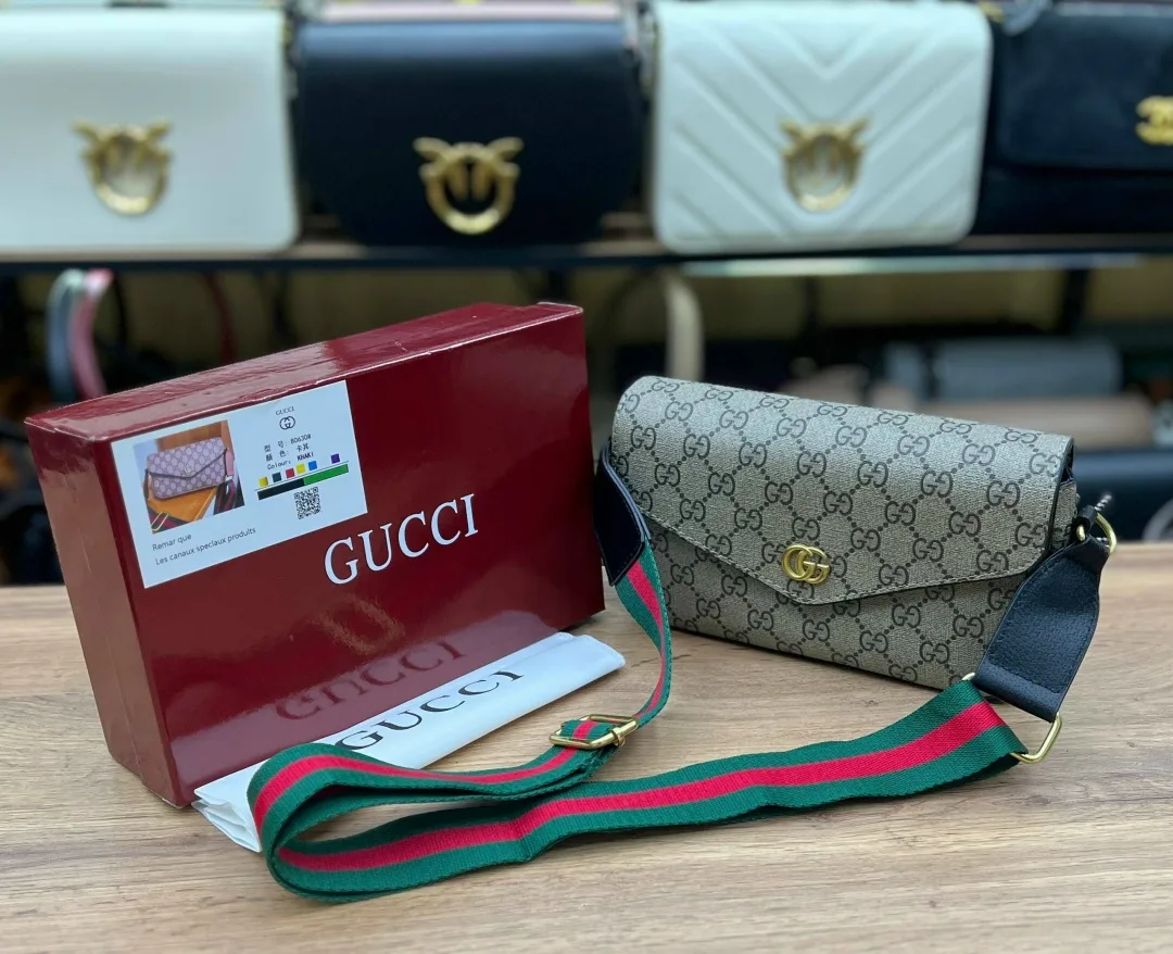 Копия сумки Gucci в исполнении 1:1 из экокожи люкс — фото 3