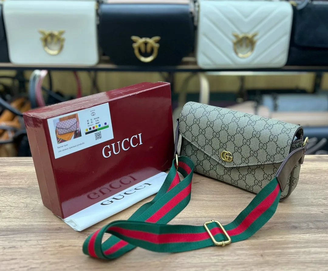 Копия сумки Gucci в исполнении 1:1 из экокожи люкс — фото 4