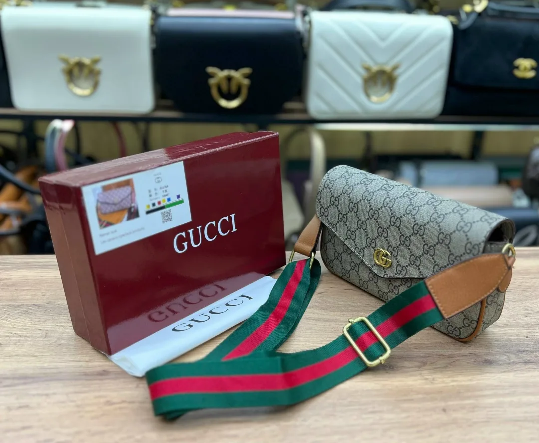 Копия сумки Gucci в исполнении 1:1 из экокожи люкс — фото 5
