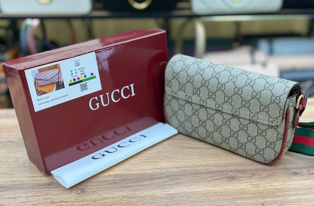 Копия сумки Gucci в исполнении 1:1 из экокожи люкс — фото 7