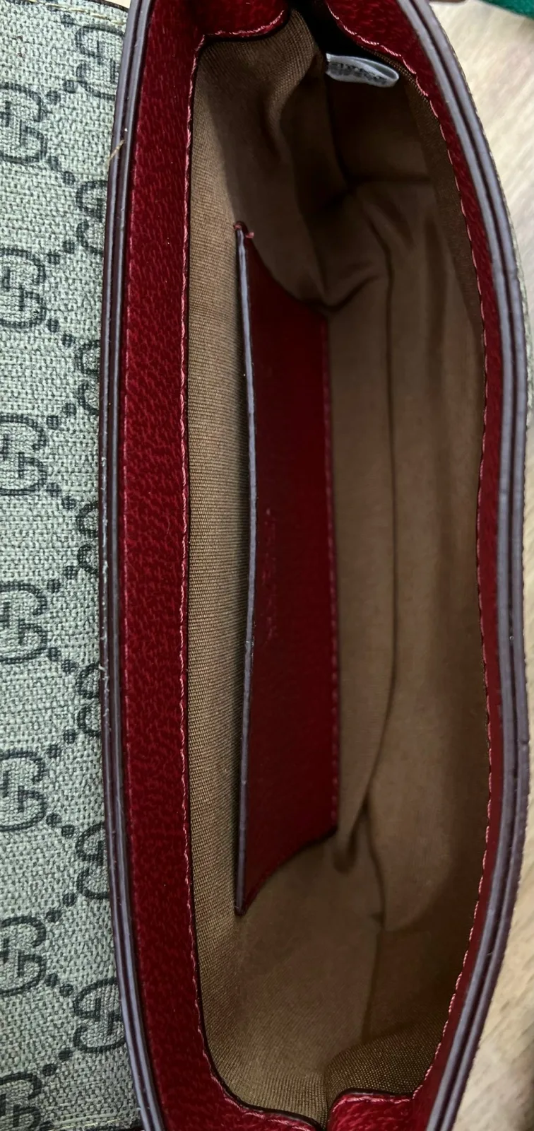 Копия сумки Gucci в исполнении 1:1 из экокожи люкс — фото 9