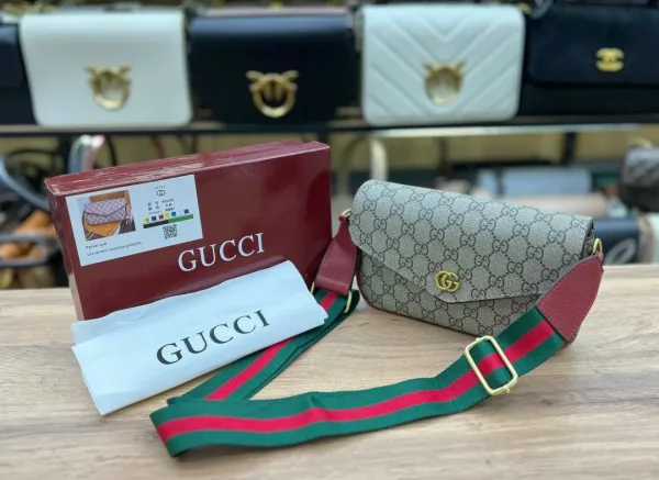 Копия сумки Gucci в исполнении 1:1 из экокожи люкс — фото 1