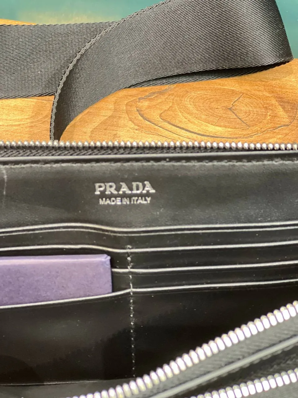 Prada Saffiano компактная поясная сумка — фото 3