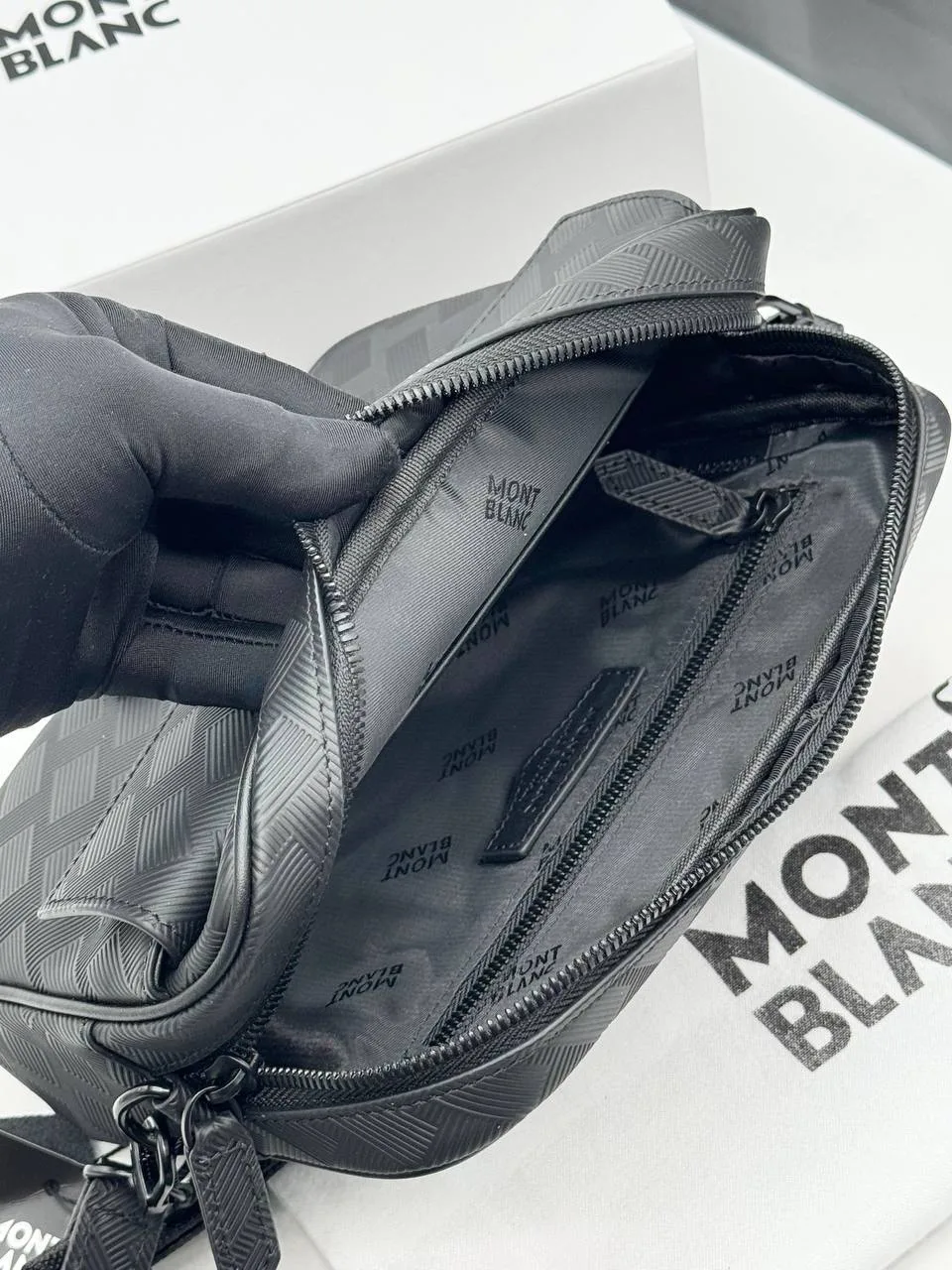 Ручка Montblanc кожа натуральная — фото 9