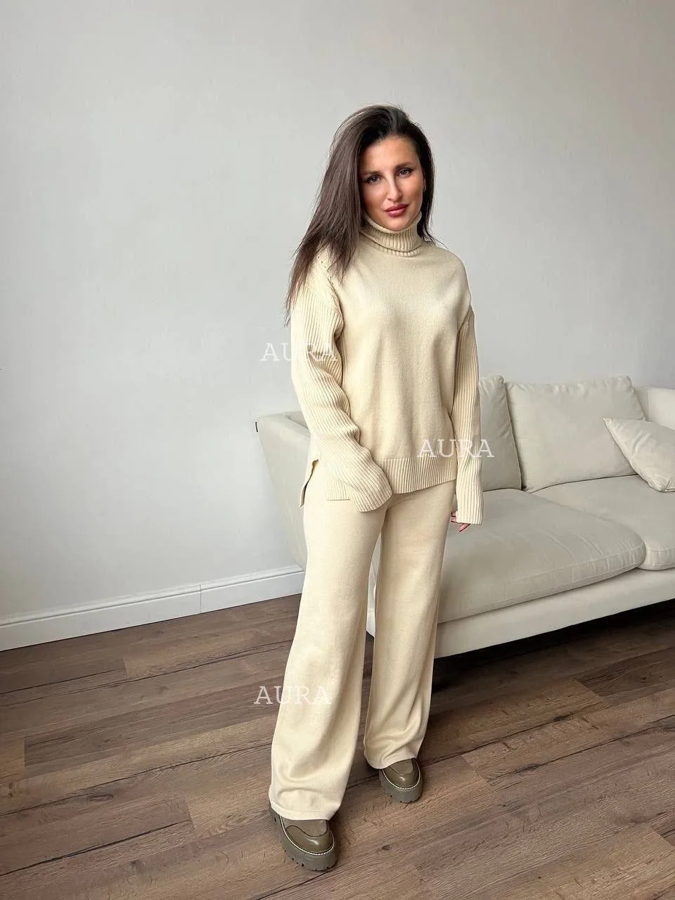 Свитер длина, ПОГ — фото 7