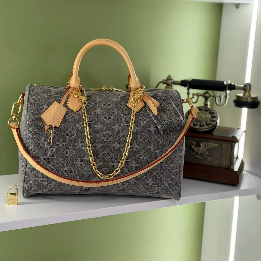 LV Сумка Канва + Кожа Натуральная ЛЮКС — фото 2