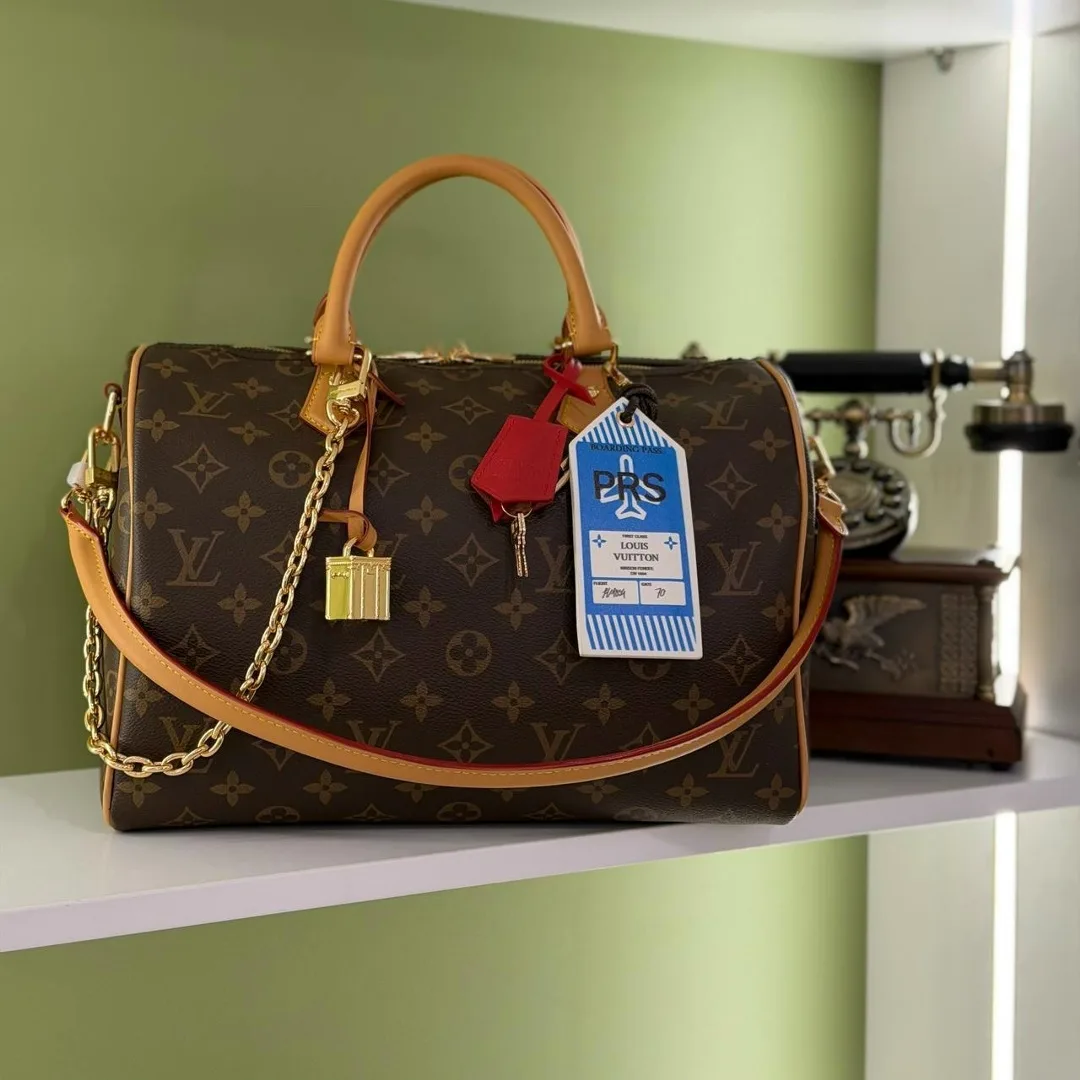 LV Сумка Канва + Кожа Натуральная ЛЮКС — фото 4
