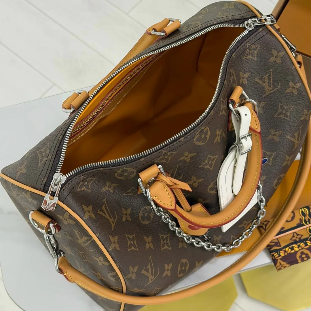 LV Сумка Канва + Кожа Натуральная ЛЮКС — фото 9