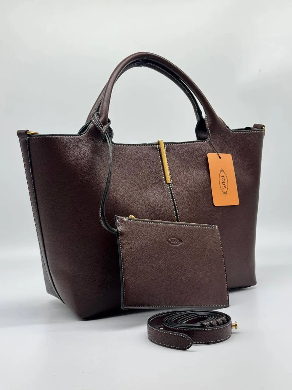 Кроссовки TODS из экокожи — фото 10