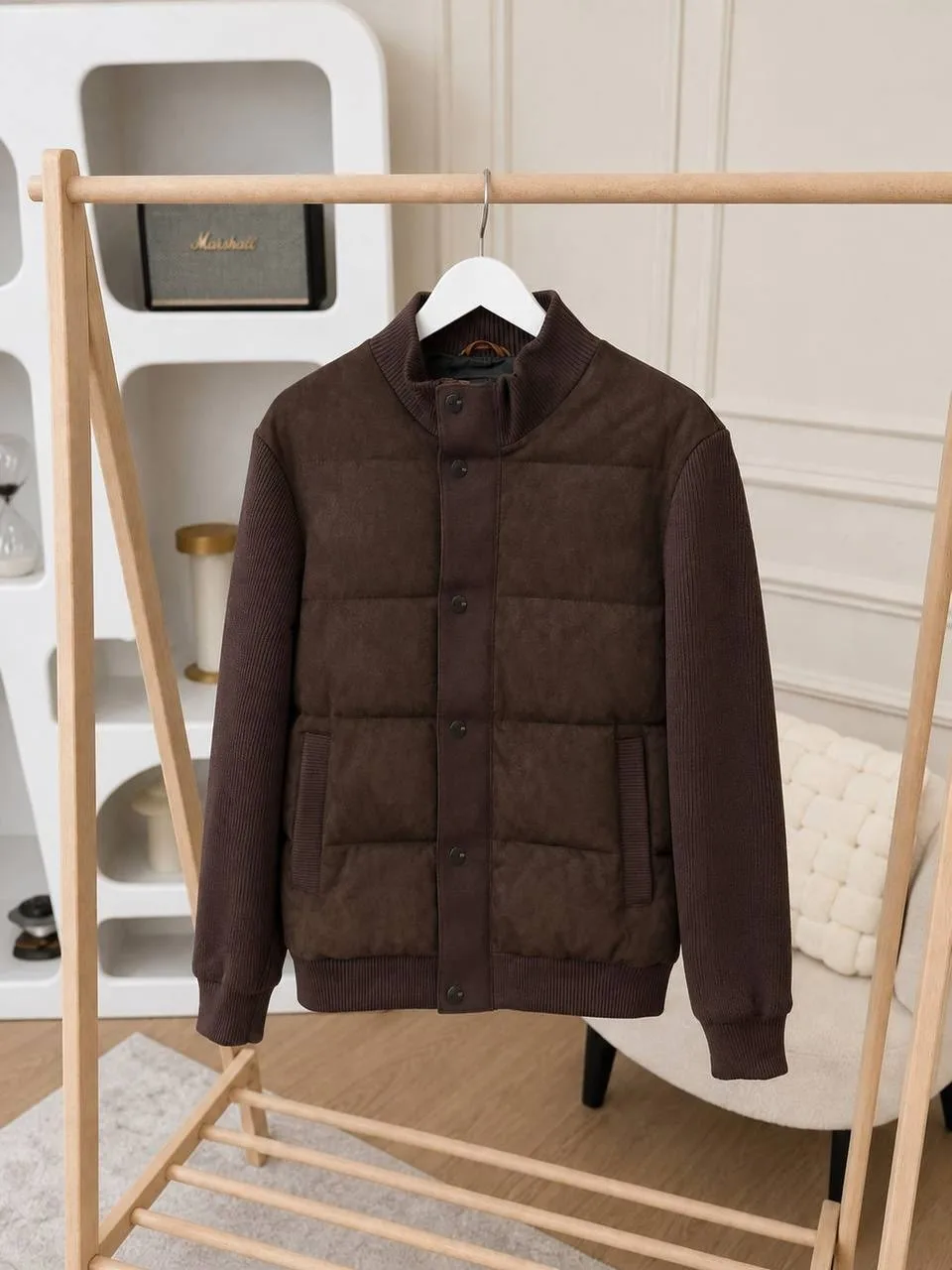 Мужская куртка E. Zegna из трикотажа Premium — фото 4