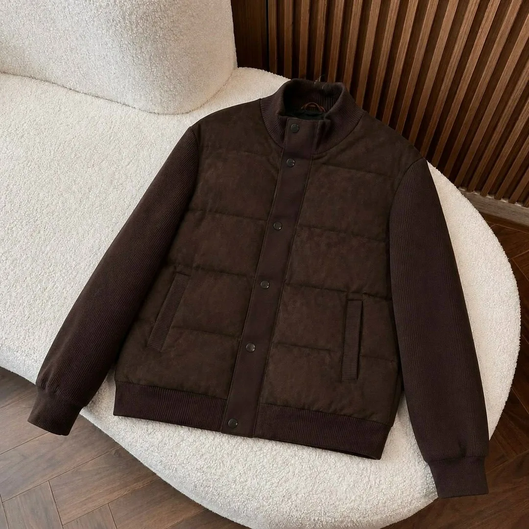 Мужская куртка E. Zegna из трикотажа Premium — фото 6