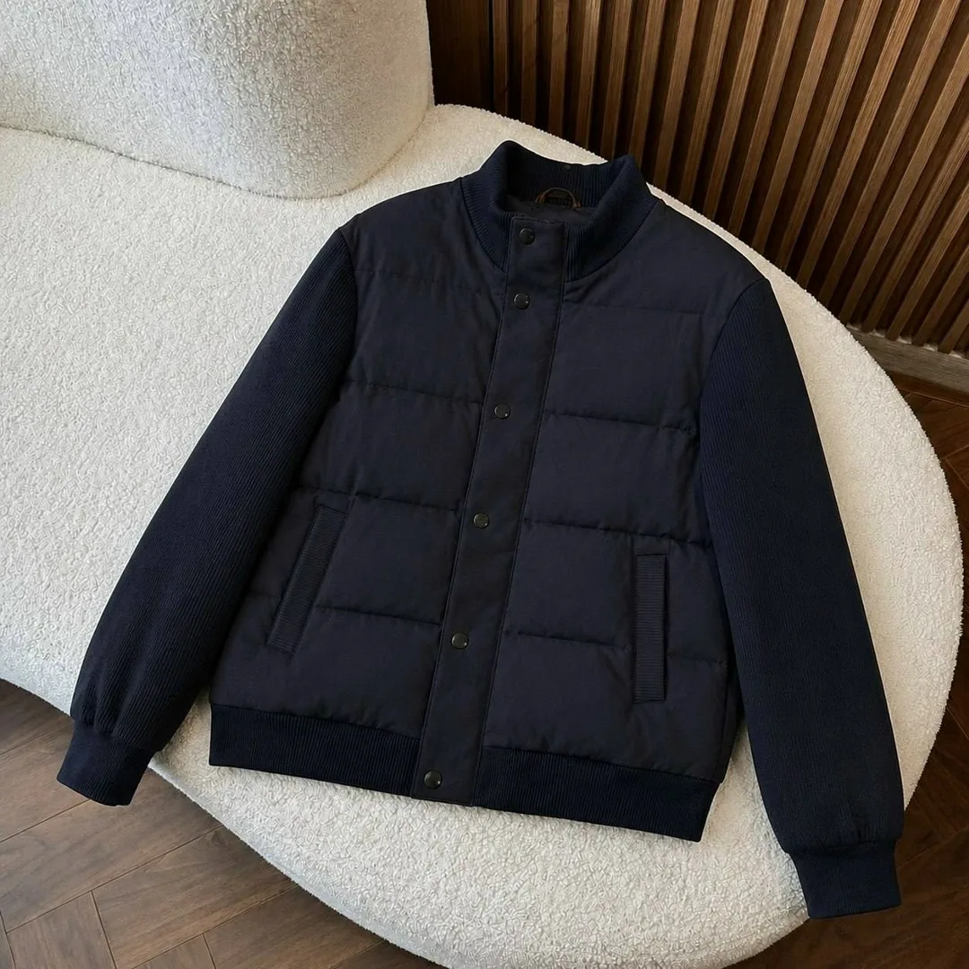 Мужская куртка E. Zegna из трикотажа Premium — фото 9