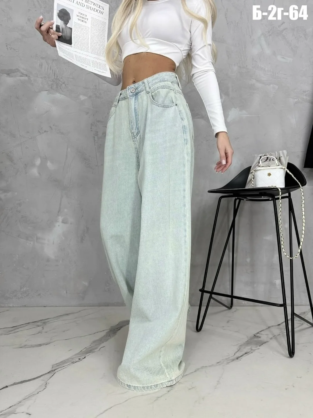 Джинсы баги DENIM — фото 1