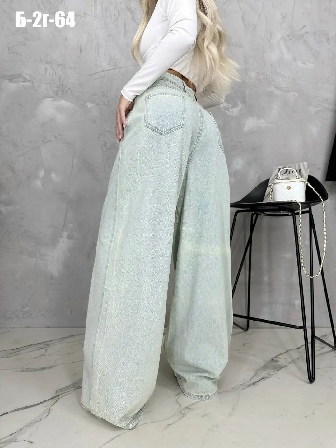 Джинсы баги DENIM — фото 3
