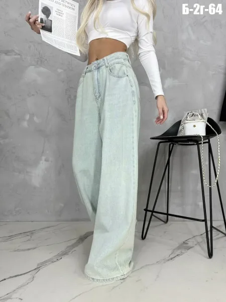 Джинсы баги DENIM — фото 1