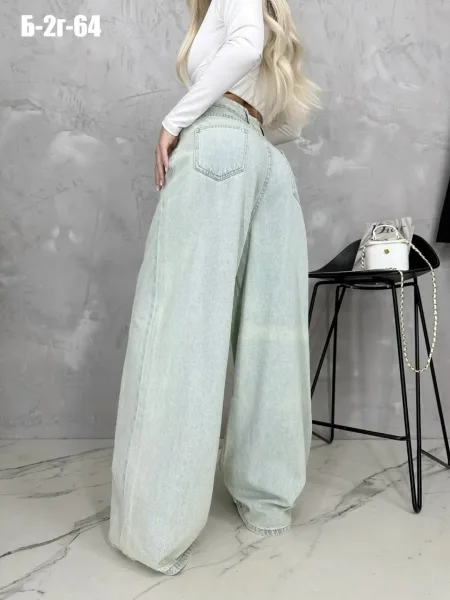 Джинсы баги DENIM — фото 11