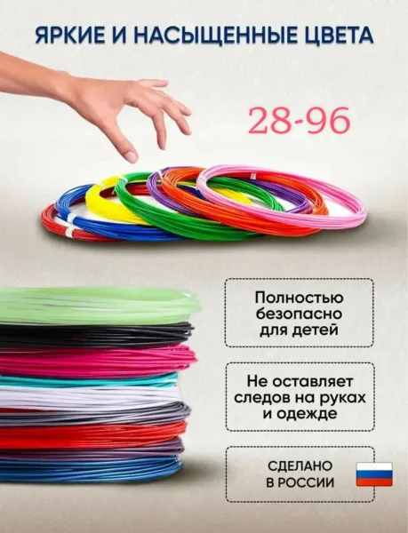 3D-печать, ручка, PLA-нити, многоцветная — фото 8