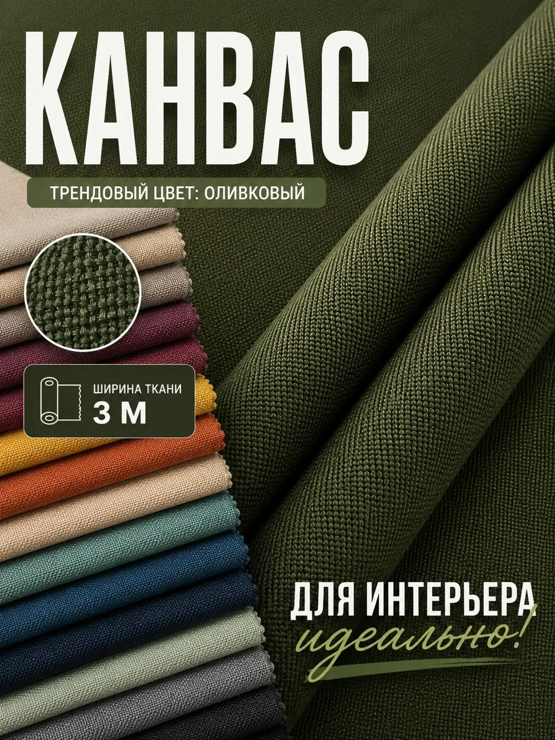 Ширина: 3 м, полиэстер — фото 1