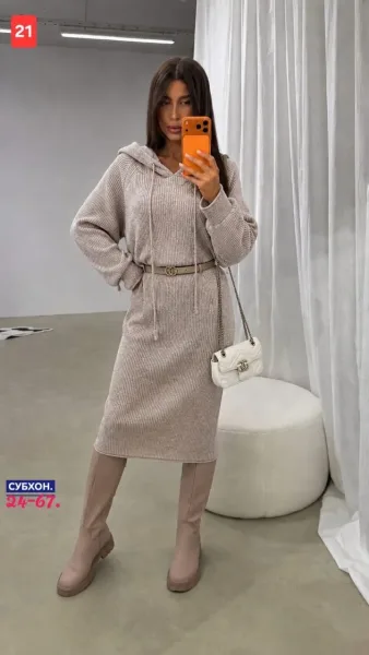 Платье кашемировая лапша — фото 3