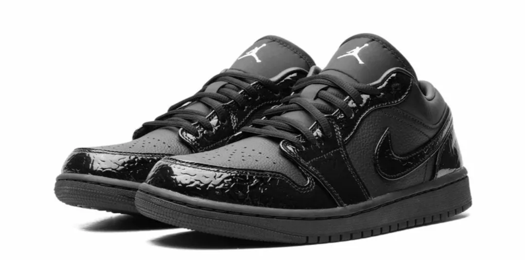 Air Jordan 1 Low AJ1 Кроссовки Чёрный — фото 1