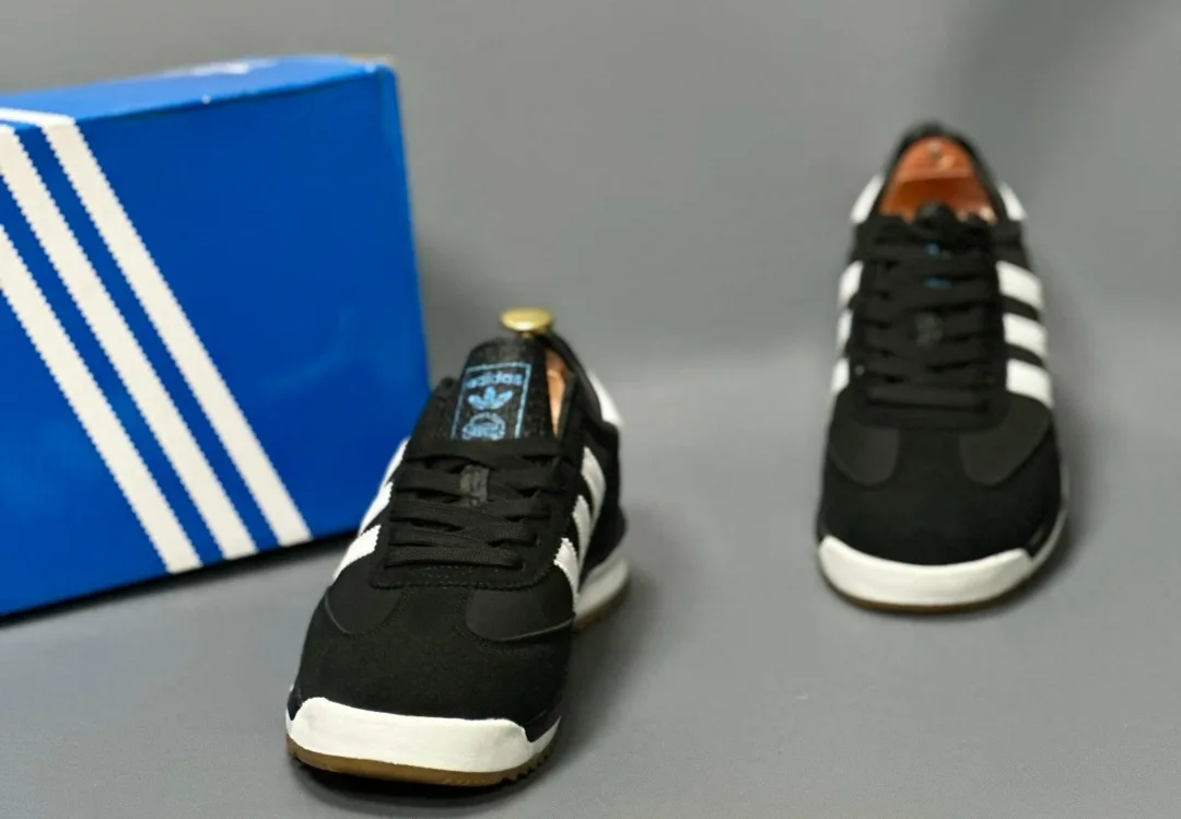 Adidas Originals SL72 кроссовки из замши и ткани — фото 2