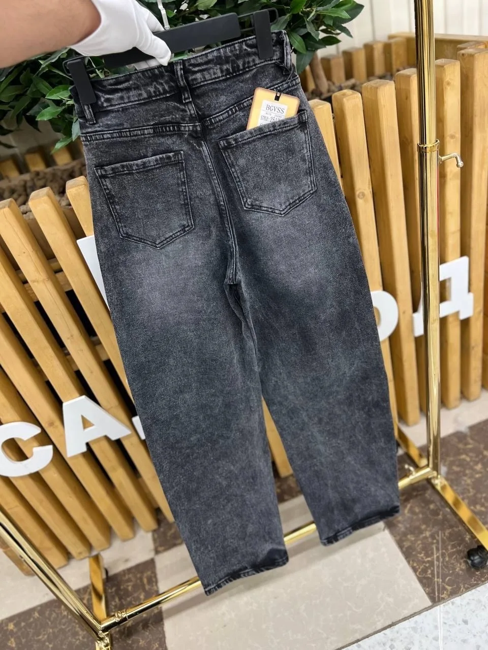 Джинсы BAGGY из 100 хлопка — фото 4
