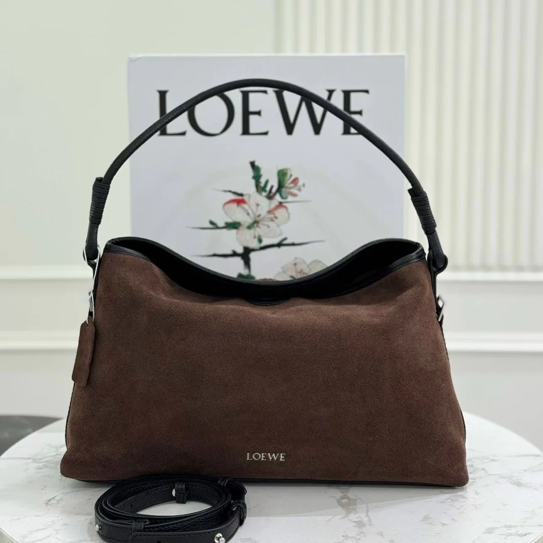 Сумка LOEWE из натуральной замши — фото 4