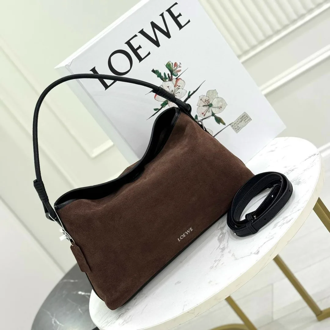 Сумка LOEWE из натуральной замши — фото 6