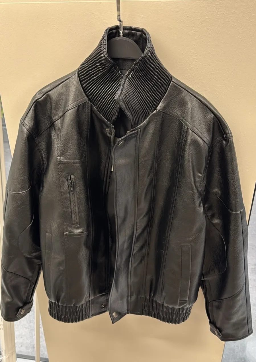 Куртка Balenciaga из экокожи — фото 1