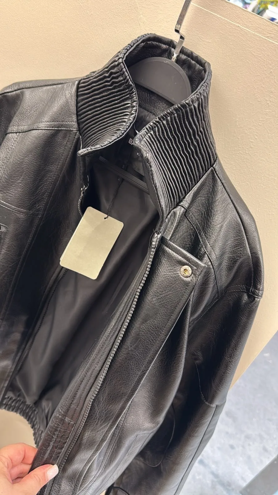 Куртка Balenciaga из экокожи — фото 4