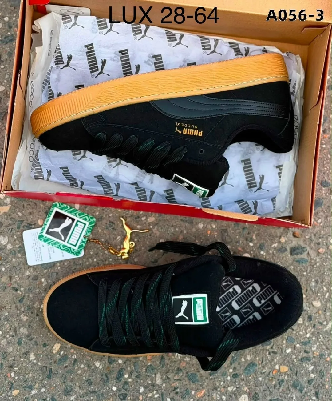 Кроссовки Puma из натуральной замши — фото 3