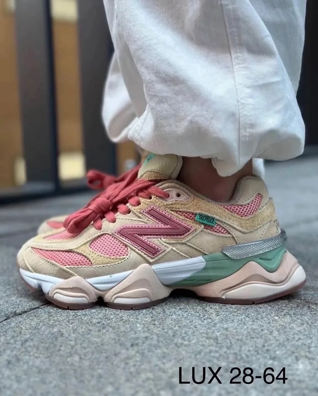 Классические кеды NEW Balance 9060 из натуральной кожи — фото 1