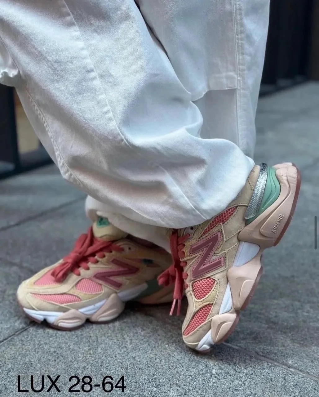 Классические кеды NEW Balance 9060 из натуральной кожи — фото 2