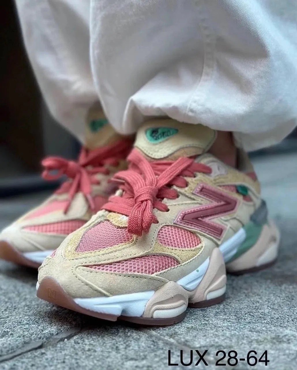 Классические кеды NEW Balance 9060 из натуральной кожи — фото 4