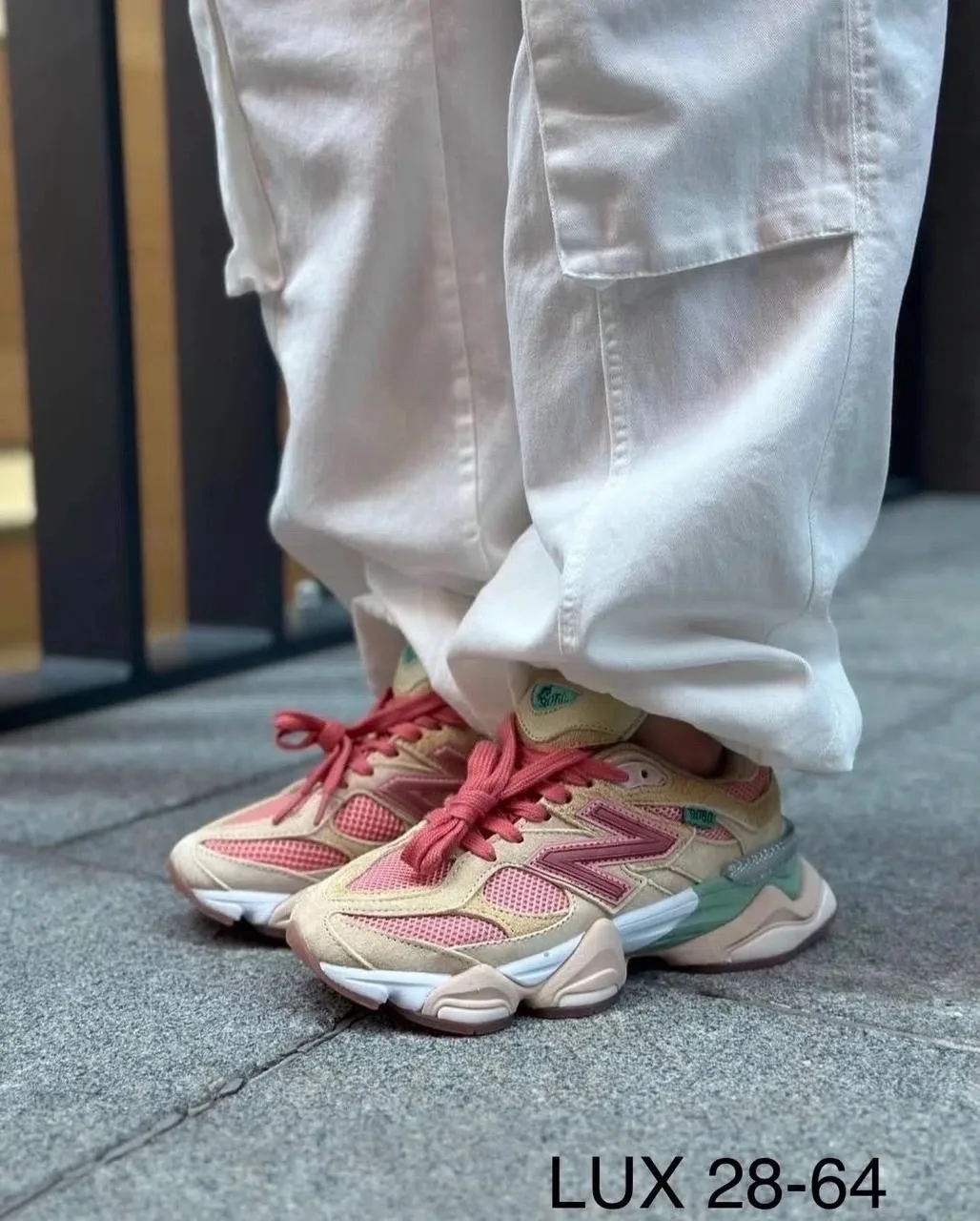 Классические кеды NEW Balance 9060 из натуральной кожи — фото 5