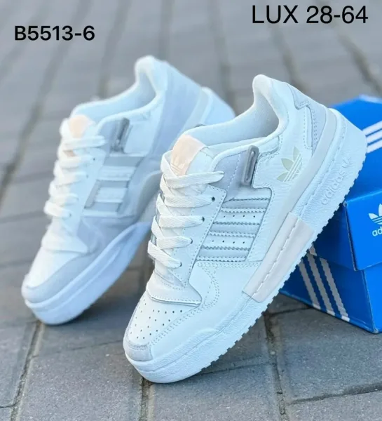 Кеды Adidas из натуральной кожи — фото 1