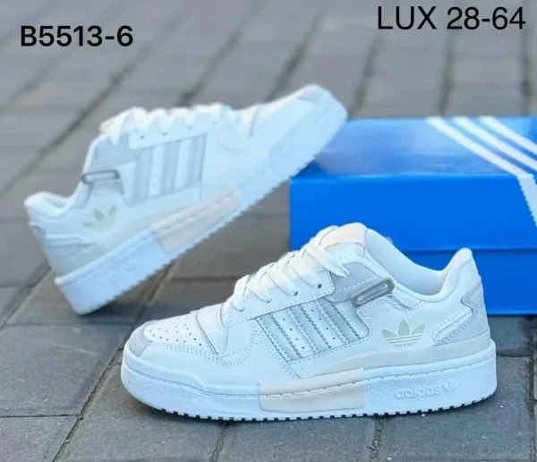 Кеды Adidas из натуральной кожи — фото 6
