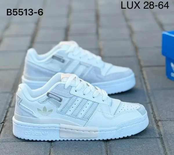 Кеды Adidas из натуральной кожи — фото 11