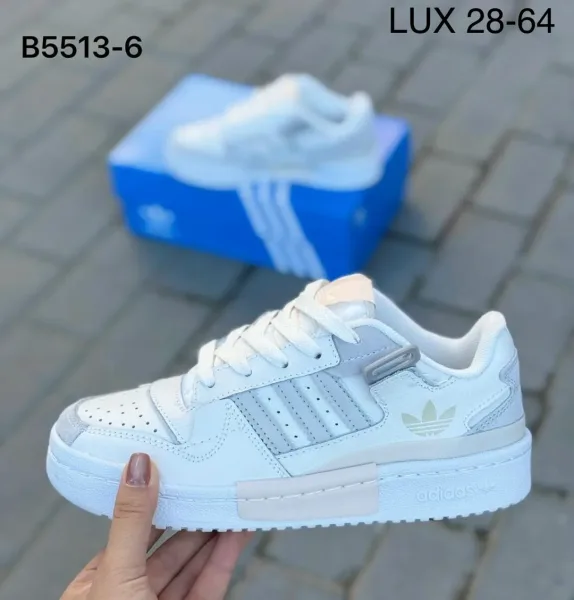 Кеды Adidas из натуральной кожи — фото 13