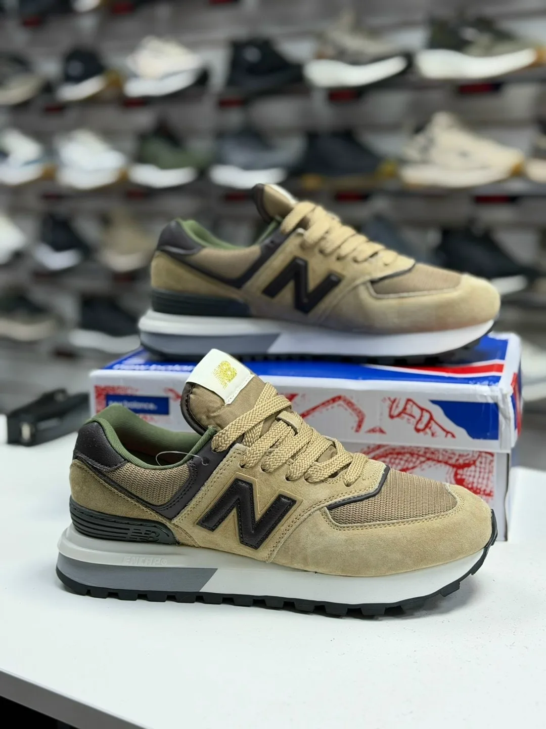 New Balance кеды замшевые — фото 1