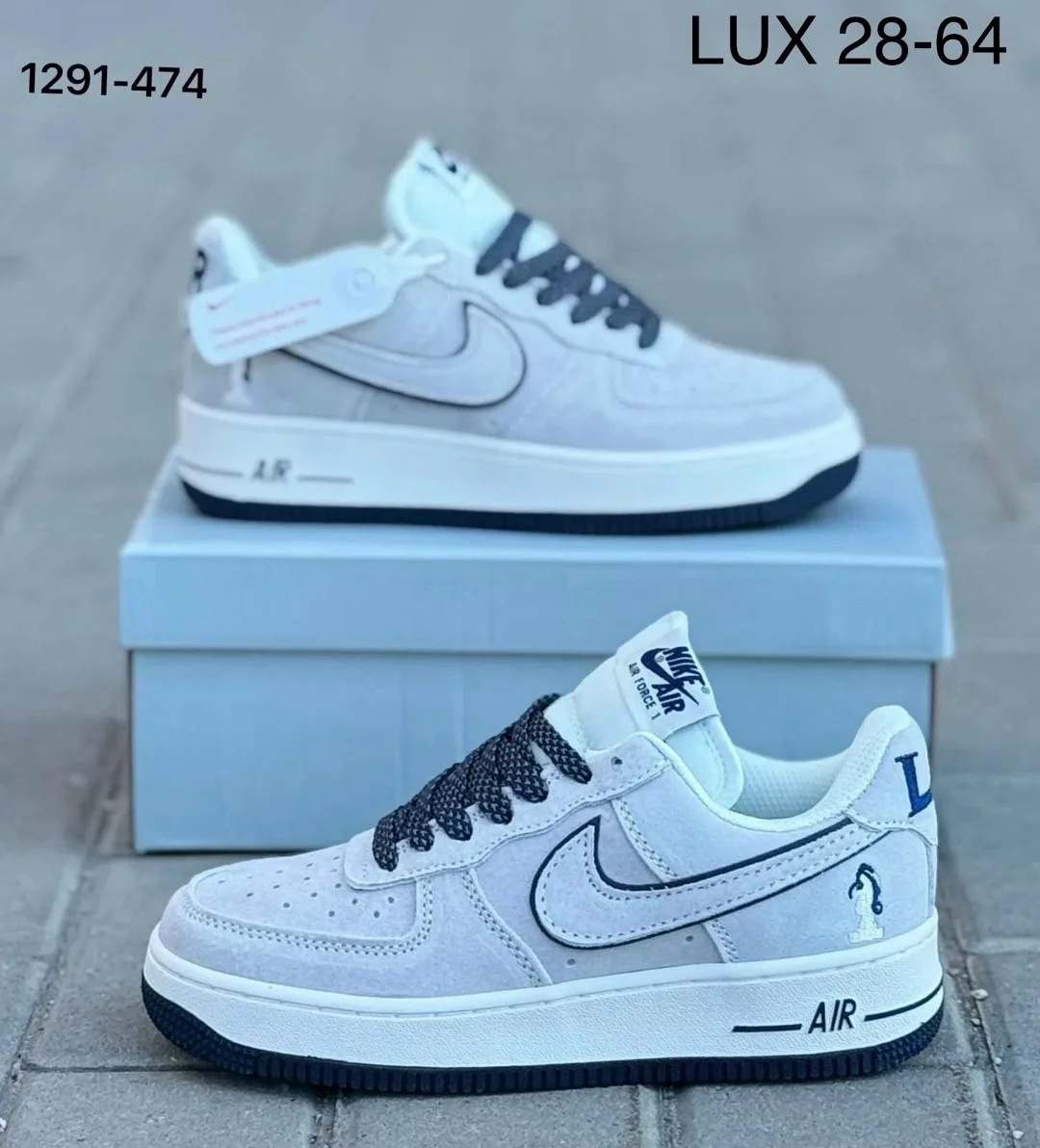 Кроссовки женские Nike Air Force из натуральной кожи — фото 5