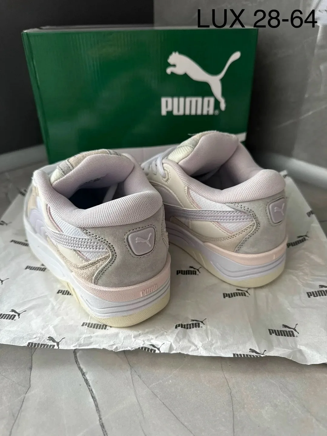 Кроссовки PUMA из натуральной замши и кожи — фото 4