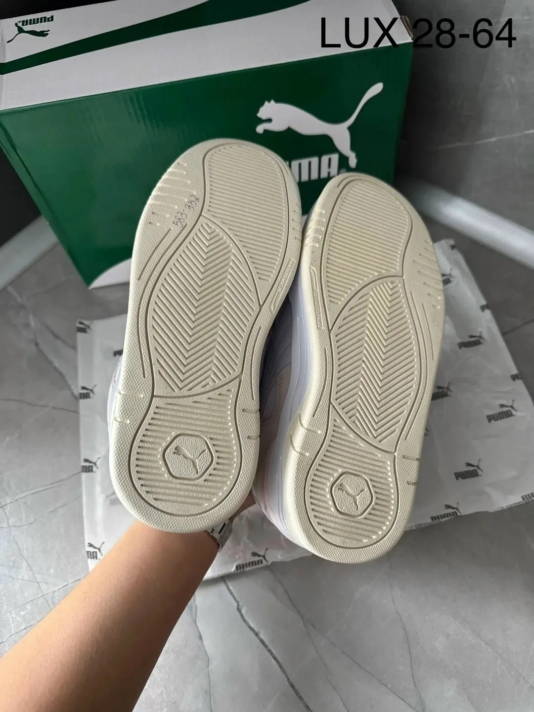 Кроссовки PUMA из натуральной замши и кожи — фото 6