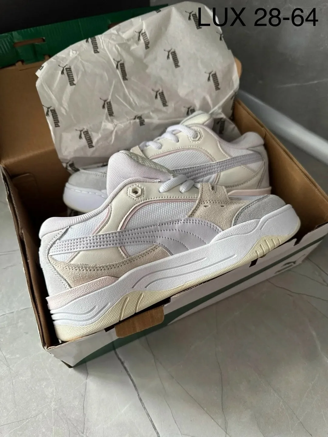 Кроссовки PUMA из натуральной замши и кожи — фото 8