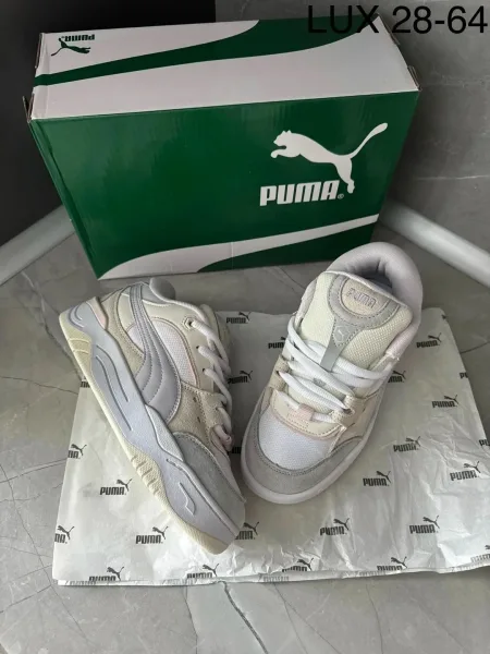 Кроссовки PUMA из натуральной замши и кожи — фото 2